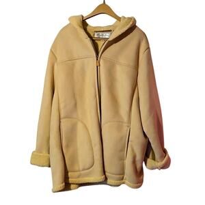 Jones New York 2X Premium Tan/Khaki/Brown Fleece Winter Coat